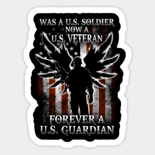 U.S Soldier Veteran U.S Guardian military gift patriotic Sticker